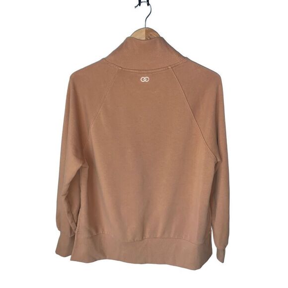 CALIA By Carrie Underwood French Terry Mock Neck Pullover - Picture 5 of 11